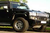 Black Hummer Limousine 1