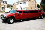 Red Hummer Limousine 1