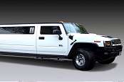 White Hummer Limousine 1