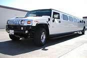 White Hummer Limousine 1