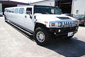 White Hummer Limousine 2