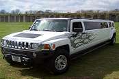 White Hummer H3 Limo - Image 1