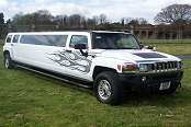 White Hummer H3 Limo - Image 2